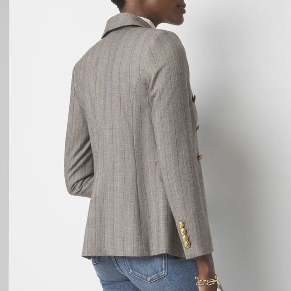 White House Black Market - Herringbone Studio Blazer- Size 0 - Picture 3 of 4